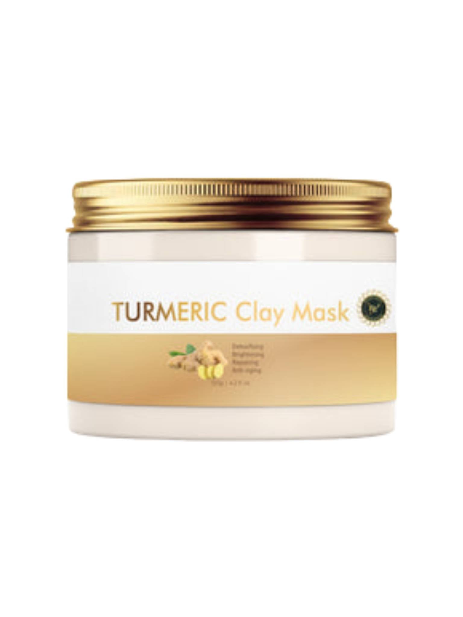 Turmeric Mask with Zinc and Moroccan Clay